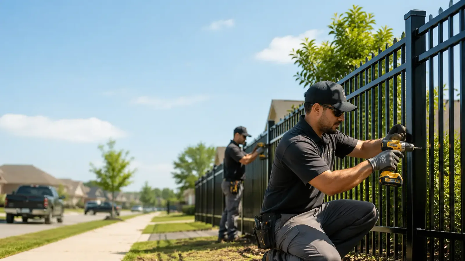 Metal Fence Installation in Melissa, TX